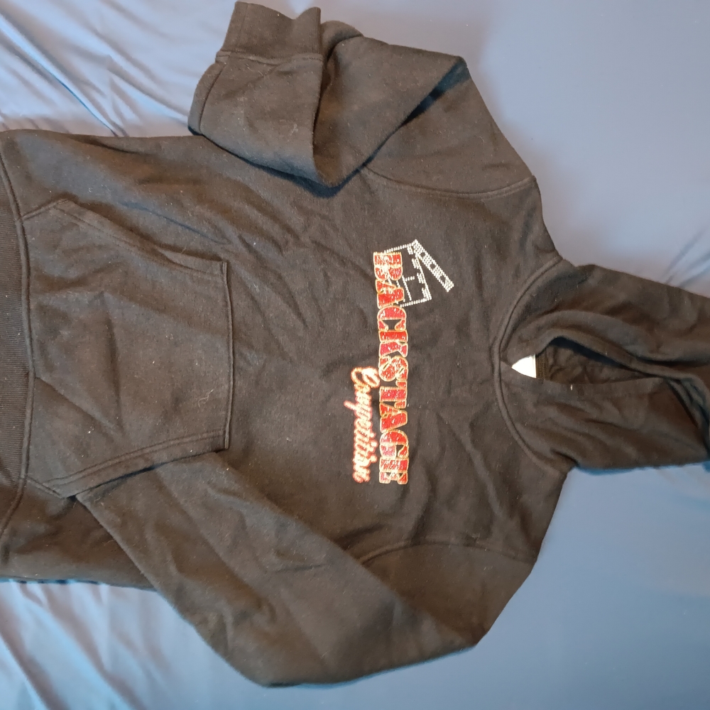 Black Graphic Hoodie